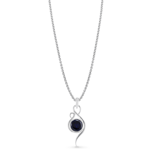 Flamingo Pendant Catherine Best Dev Tanzanite Cubic Zirconia Pendant on a 18
