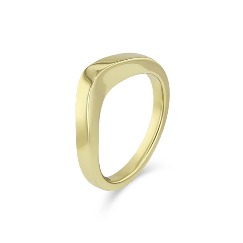 Starlight Ring Catherine Best Dev 18ct Yellow Gold Plain Higher 24mm Version