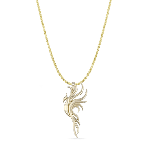 The Phoenix Pendant Catherine Best 18ct Yellow Gold Pendant with 18 inch chain 