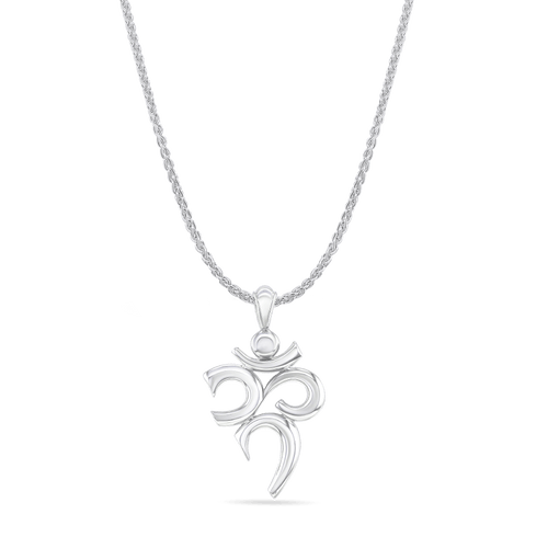 OM II Catherine Best Silver Pendant on an 18