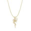 The Phoenix Pendant Catherine Best 9ct Yellow Gold Pendant with 18 inch chain 