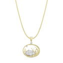 Hetty the Hedgehog Gold Pendant Catherine Best Dev Pendant with 18