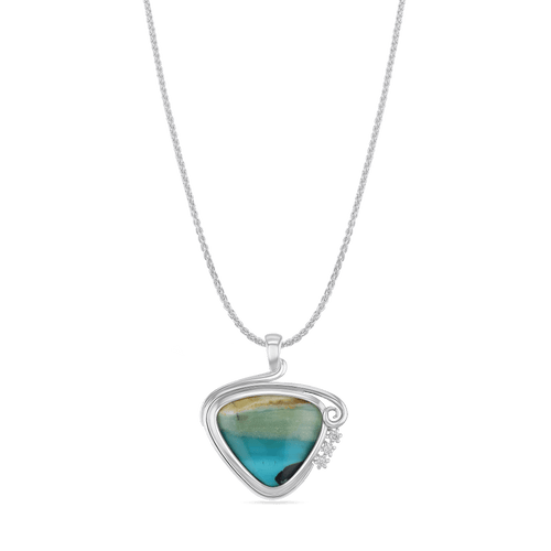 Shore Drawn Catherine Best Pendant with 18 inch silver chain 