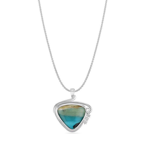 Shore Drawn Catherine Best Pendant with 18 inch silver chain 