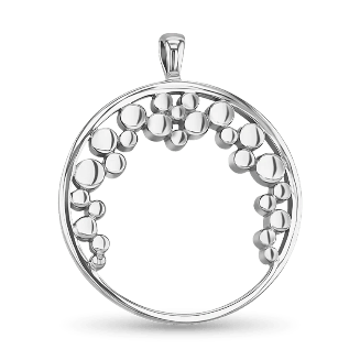 Bubbles Pendant - Silver - Without Chain Catherine Best 