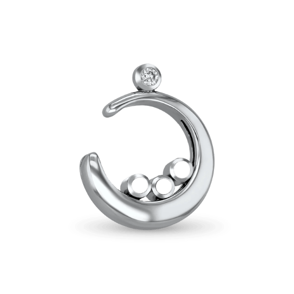 Cradle of Love Pendant - Platinum - Without Chain Catherine Best 