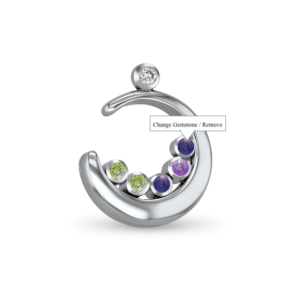 Cradle of Love Pendant - Silver - Without Chain Catherine Best 
