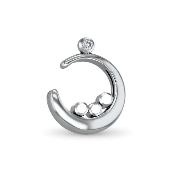 Cradle of Love Pendant - Silver - Without Chain Catherine Best 