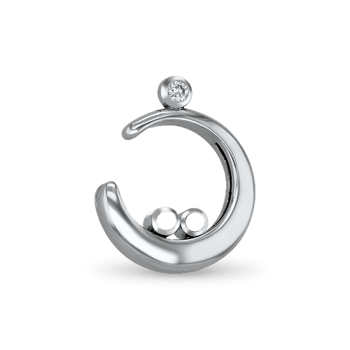 Cradle of Love Pendant - 9ct White Gold - With Chain Catherine Best 