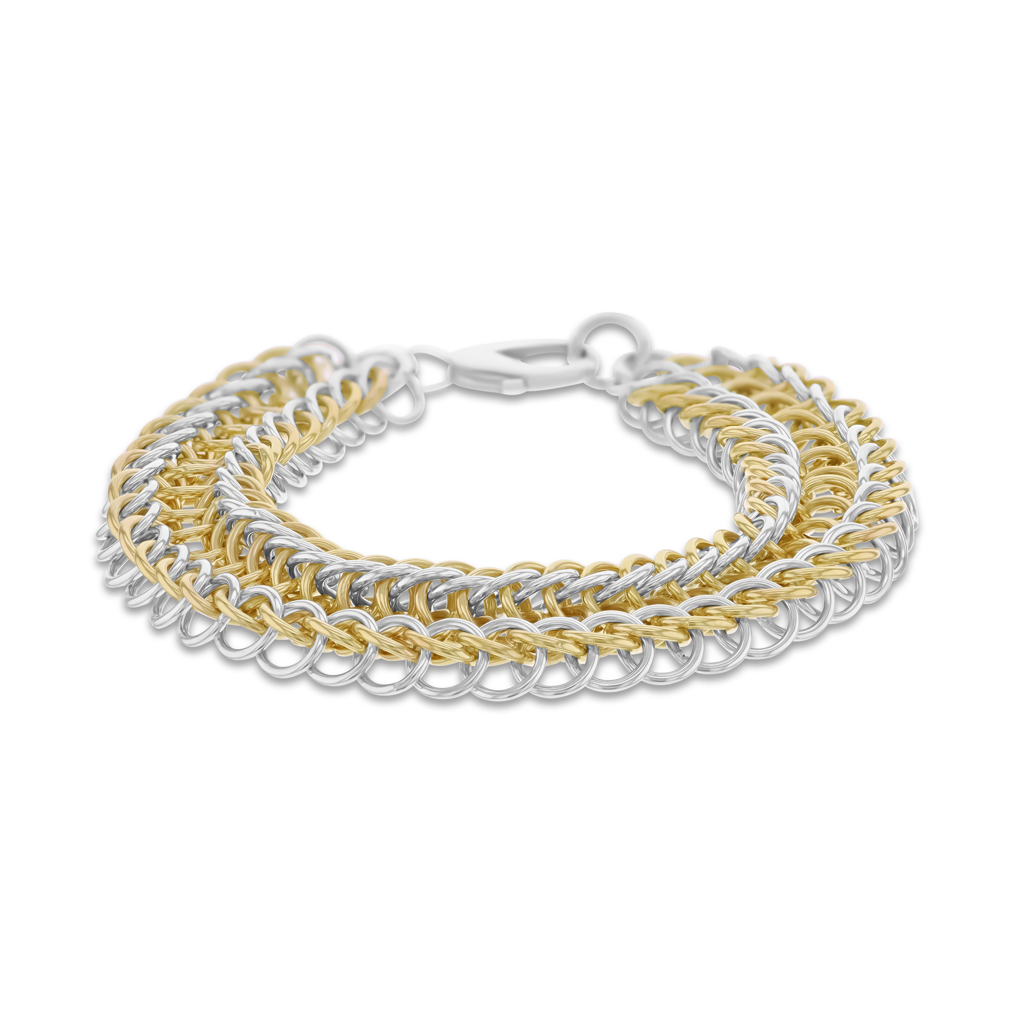 Lockdown I Silver and Black Alligator Bracelet Catherine Best Dev 