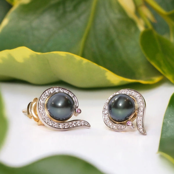 Tahitian Twist Earrings Catherine Best 