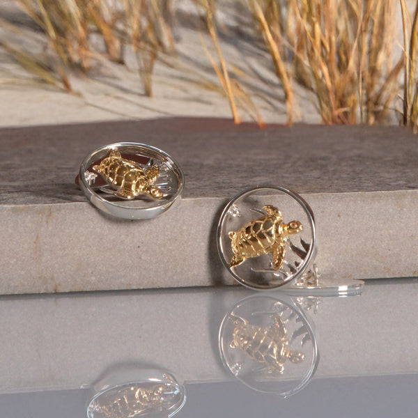 Under The Sea Turtle Cufflinks Catherine Best Dev 