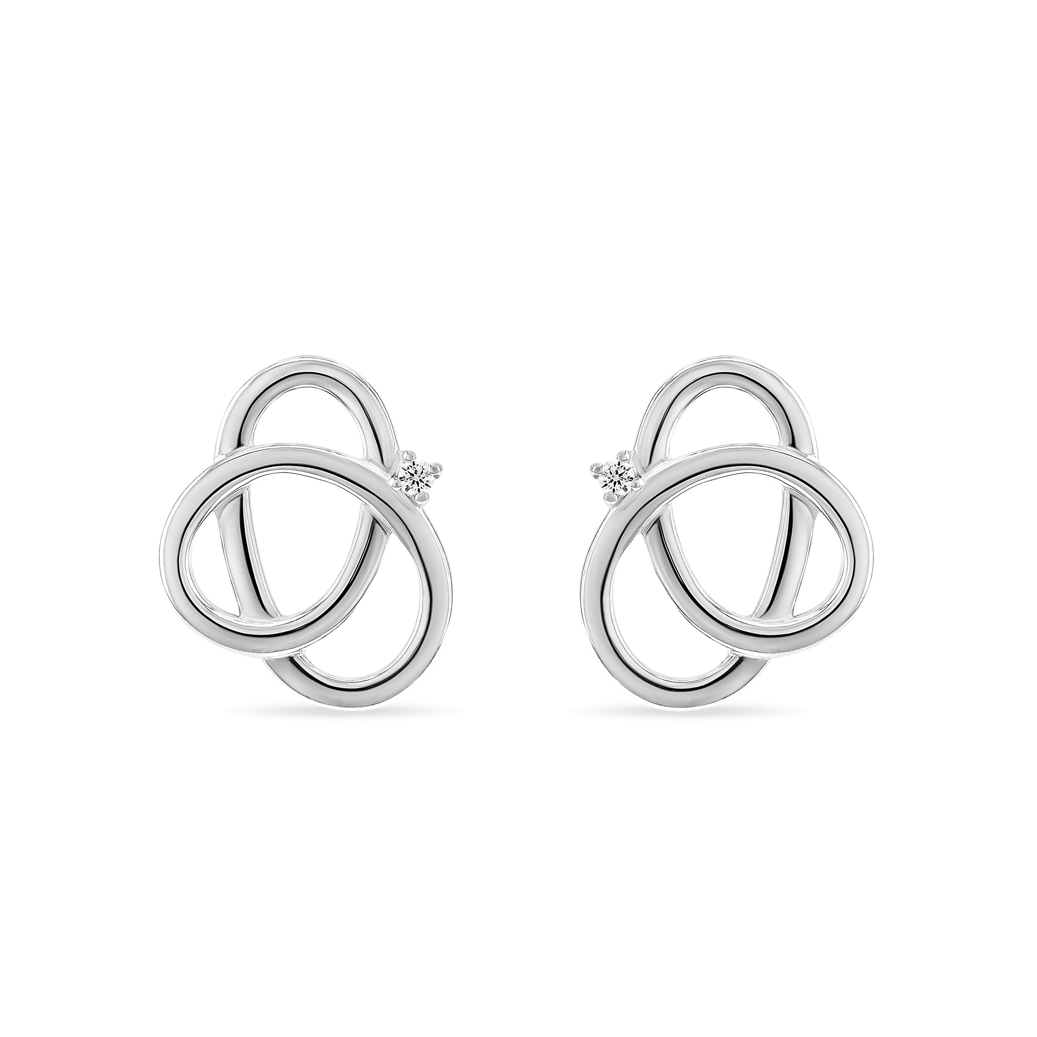 Bowline Earrings Catherine Best Dev Diamond 18ct Yellow Gold Design 3