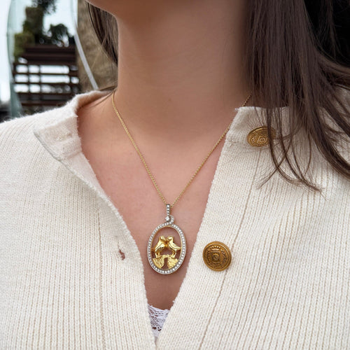 Heartbeat Pendant - 18ct Yellow Gold Catherine Best Dev 