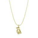 George The Puffin Pendant - 9ct Yellow Gold Catherine Best Pendant on an 18