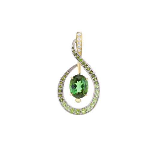 Shades of Green Pendant