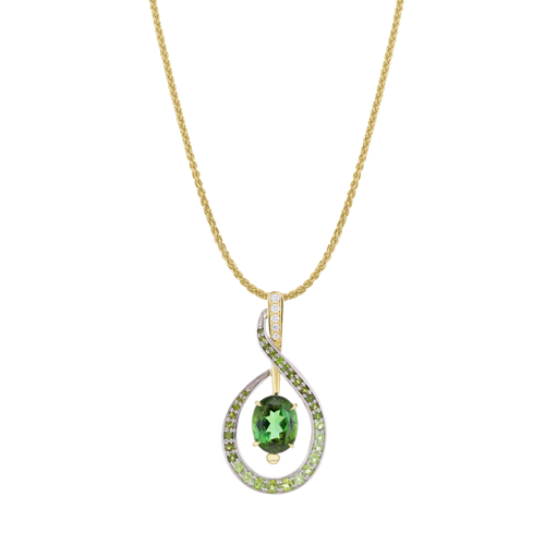 Shades of Green Pendant