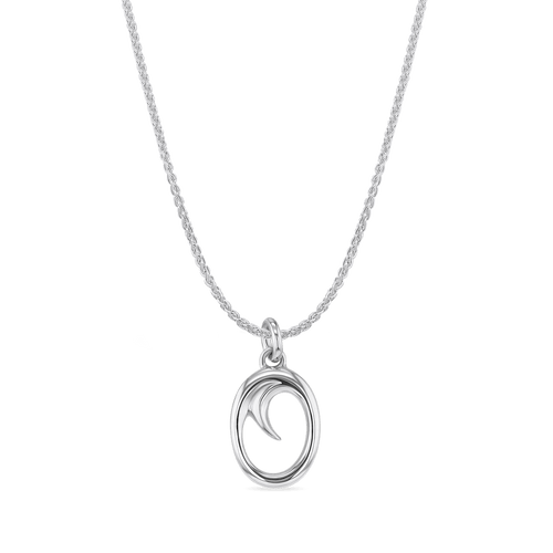Initial O Love Letter Mini Pendant in Silver Catherine Best Dev 