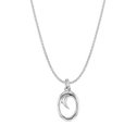 Initial O Love Letter Mini Pendant in Silver Catherine Best Dev 