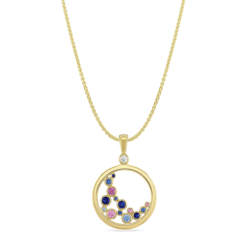 Effervescent Pendant Catherine Best Pendant on an 18