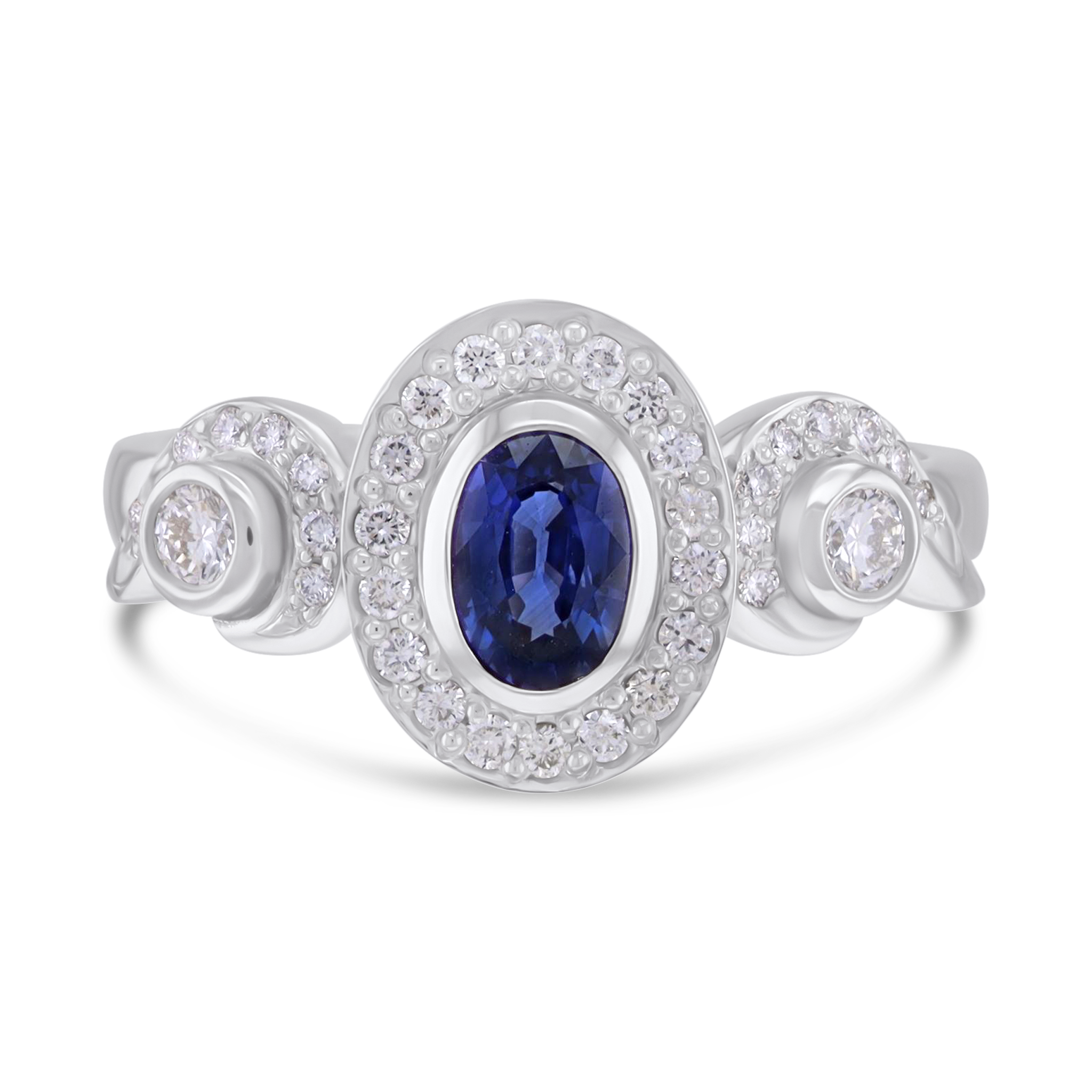 Peace Ring Catherine Best Dev Sapphire Platinum 