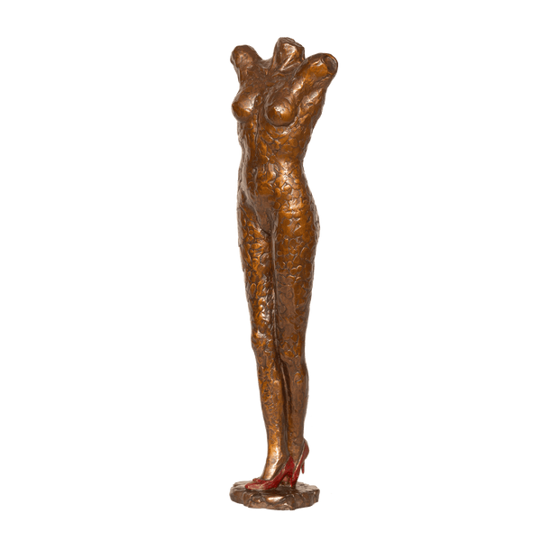 Red Shoes Sculpture Catherine Best Dev 