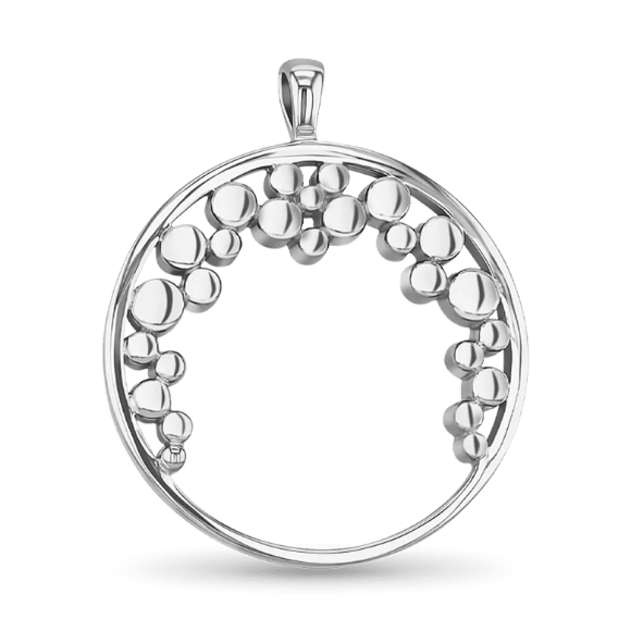 Bubbles Pendant - Silver Catherine Best 