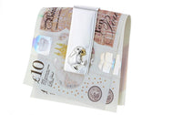 Silver and Gold Plated Puffin Money Clip Catherine Best Dev 