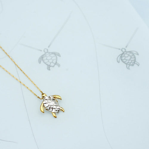 Tide the Turtle Pendant Catherine Best 