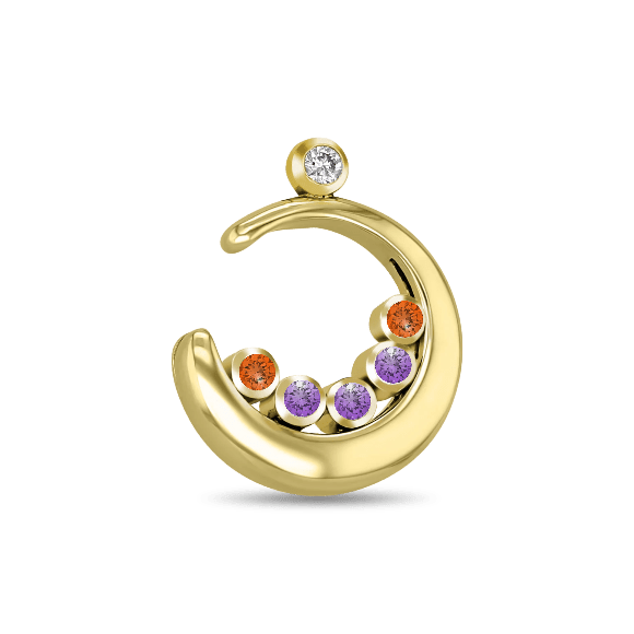 Cradle of Love Pendant - 9ct Yellow Gold - Without Chain Catherine Best 