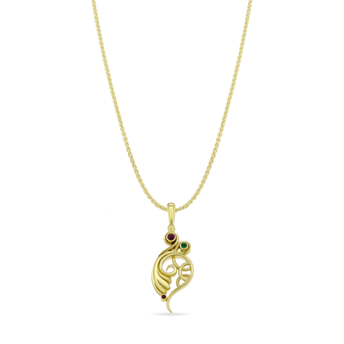 Mamta Pendant Catherine Best Pendant on an 18