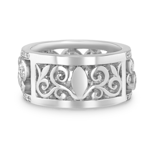 Effervescent Ring Catherine Best Thistle back 