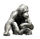 Richard Cooper Orangutan Nickel Resin Sculpture Catherine Best Dev 