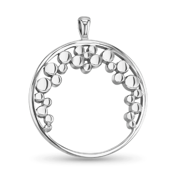 Bubbles Pendant - 9ct White Gold Catherine Best 