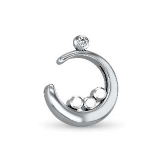 Cradle of Love Pendant - Platinum - With Chain Catherine Best 