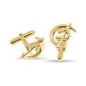 Sagittarius Moon-sign Cufflinks Catherine Best Dev 9ct Yellow Gold 