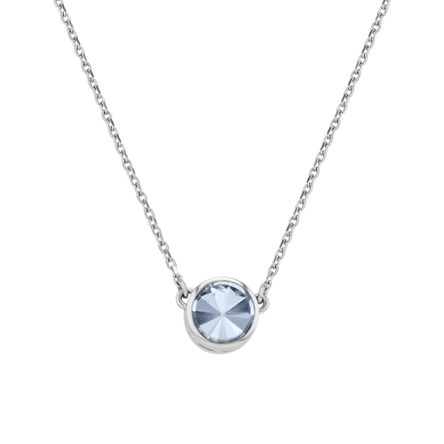 Simplicity V Necklace Catherine Best Aquamarine 