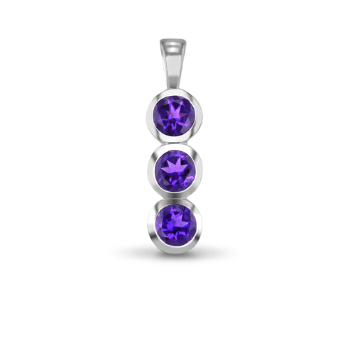 Trinity Pendant Catherine Best Dev Pendant Amethyst 