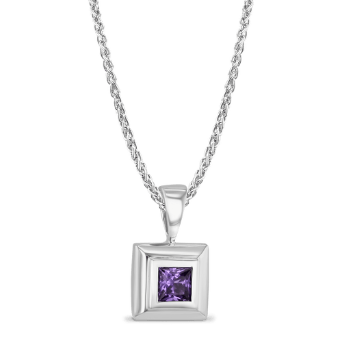 Amore Mio Pendant Catherine Best Dev Sapphire (Purple) Pendant on a 18