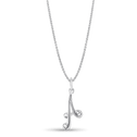 Initial A Love Letter Mini Pendant in Silver Catherine Best Dev 