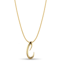 Initial C Love Letter Pendant Catherine Best Dev 9ct Yellow Gold Pendant on a 18 chain 