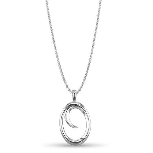 Initial O Love Letter Pendant Catherine Best Dev Silver Pendant on a 18 chain 
