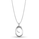 Initial O Love Letter Pendant Catherine Best Dev Silver Pendant on a 18 chain 