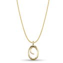 Initial O Love Letter Pendant Catherine Best Dev 9ct Yellow Gold Pendant on a 18 chain 