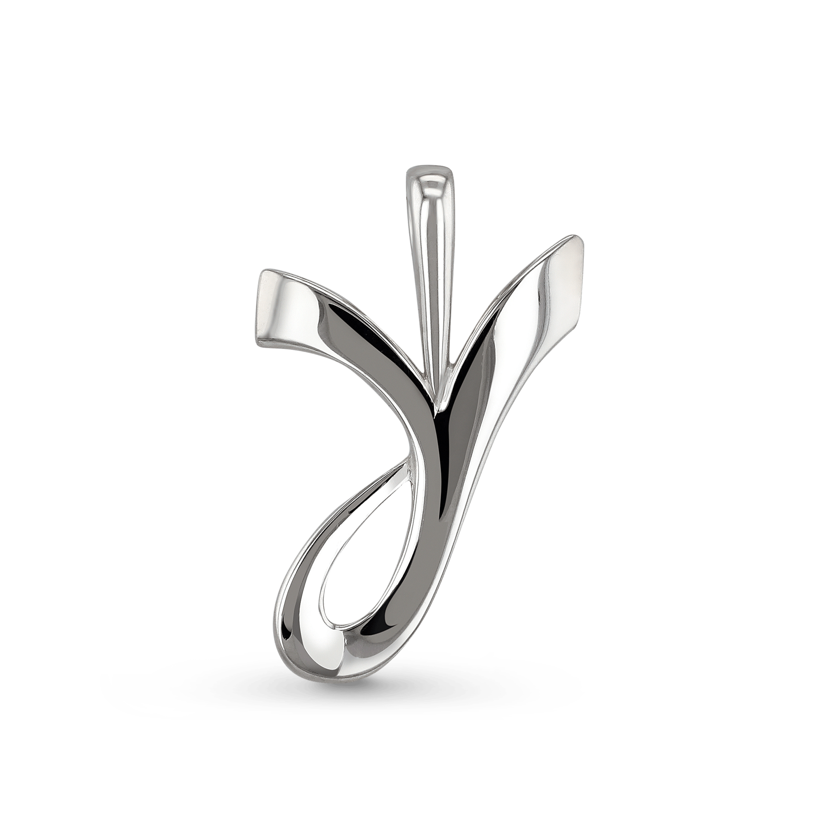 Initial Y Love Letter Pendant Catherine Best Dev Silver 