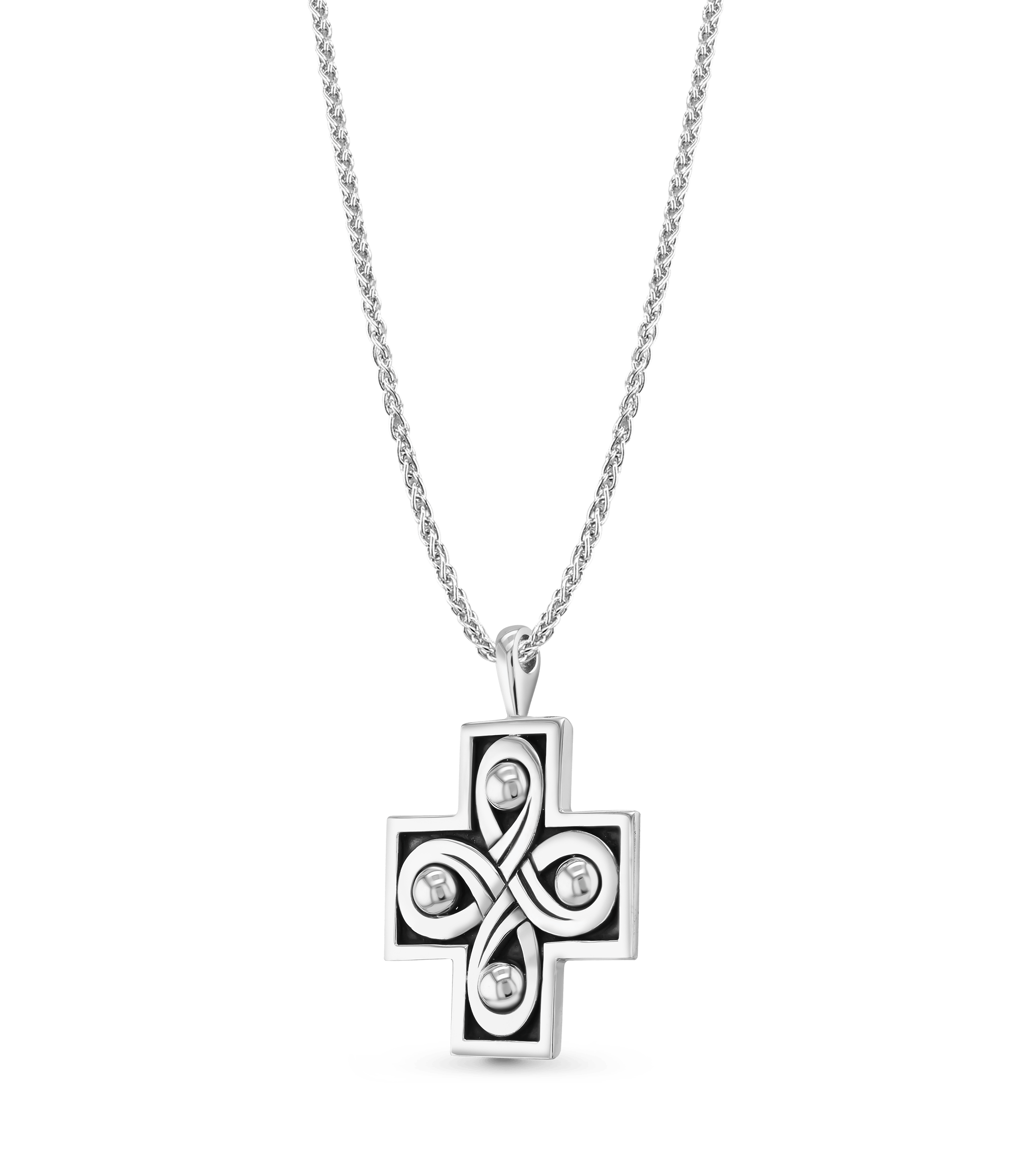 Spirit Religious Cross Pendant in Silver Catherine Best Dev Pendant 
