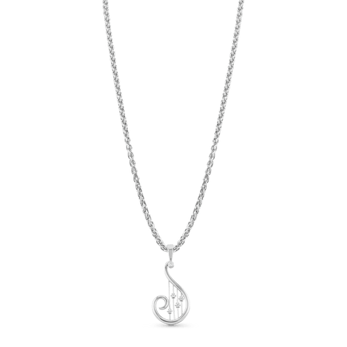 Lyre Pendant Catherine Best Dev Pendant on a 18