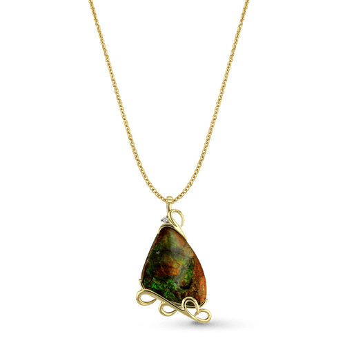 Rocky Ridge Pendant Catherine Best Dev Pendant on a 18 chain 