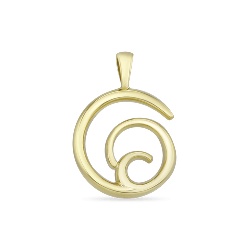 Belvoir Large Pendant Catherine Best 9ct Yellow Gold Pendant 