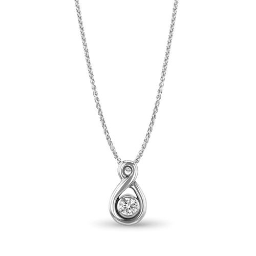 Everlasting Pendant Catherine Best Dev Platinum Pendant on a 18